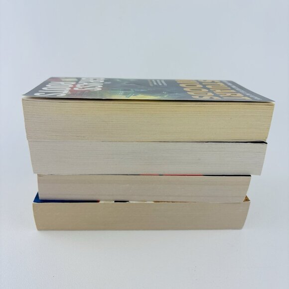 Lot of 4 Mixed Authors Novels Paperback Variety Suspense Books Mixed Lot - Picture 5 of 6